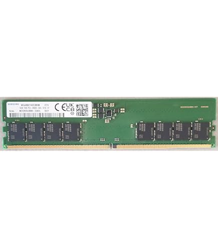 New Samsung 16GB (8GBX2) DDR5 4800 MHz PC5-38400 SODIMM Laptop